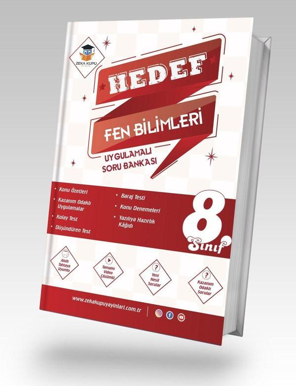 8. Sınıf Hedef Fen Bilimleri Uygulamalı Soru Bankası - Zeka Küpü Yayınları - Image 1