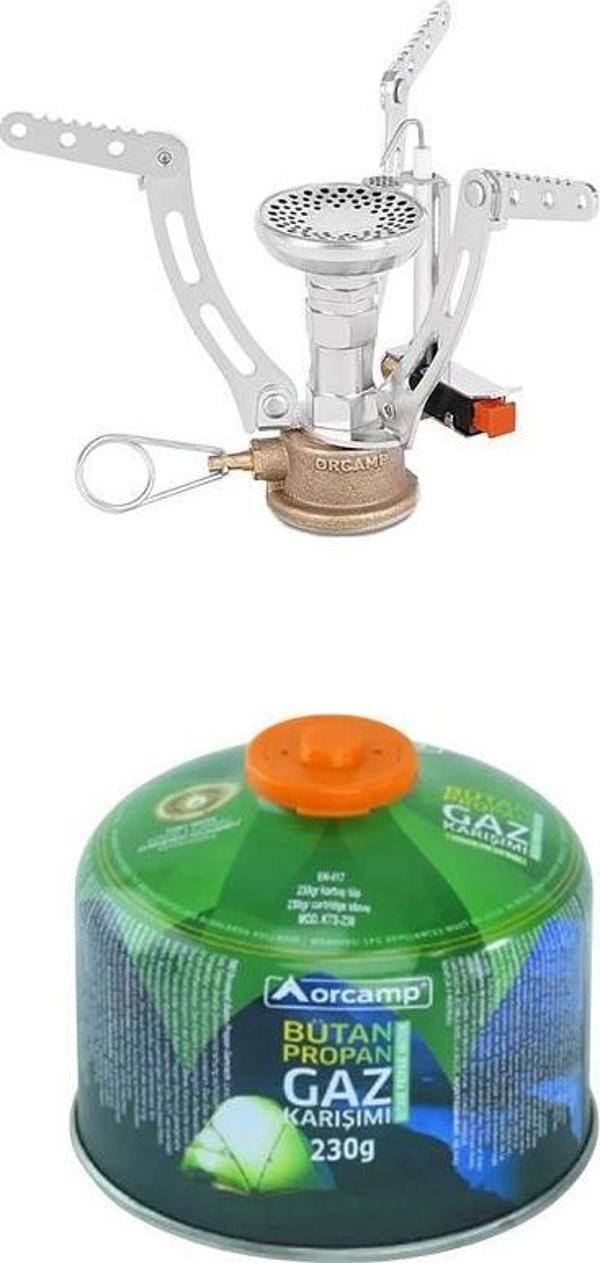 Orcamp Çakmaklı Mikro Ocak CK-194 +1 Adet 230 gr Tüp KTS-230 ORC-007-A1 - Image 1