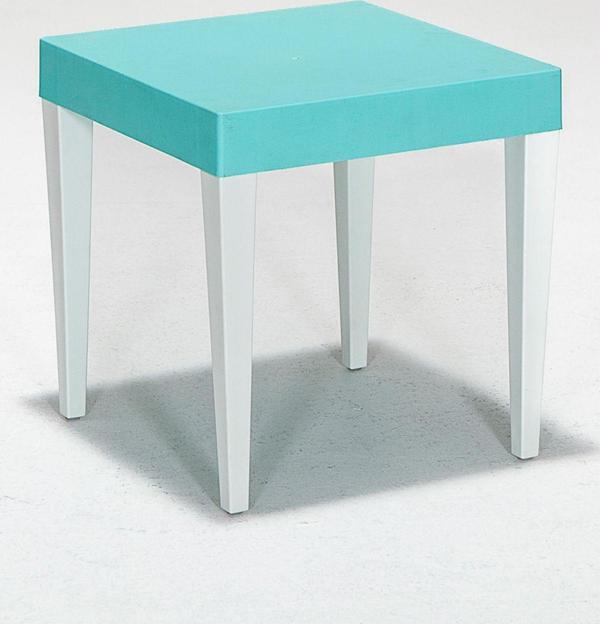 Sandalie Junior Kare Ergonomik Konforlu Anaokulu Kreş Çocuk Masası - Turkuaz - Image 1