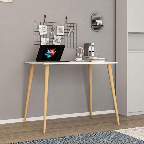 Antec Design Doruk Çalışma Masası Ahşap Ayaklı - Image 1