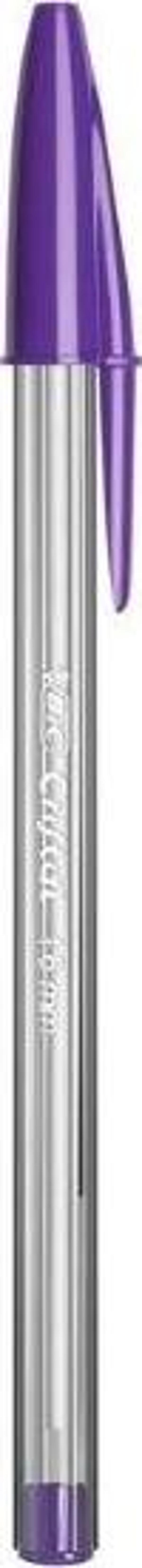 Bic Crıstal 16 mm Mor Tükenmez Kalem - Image 1