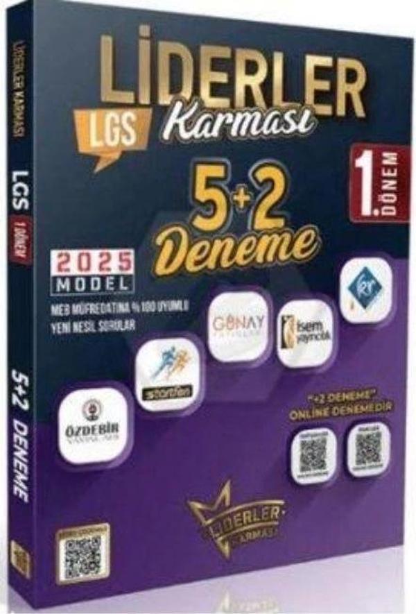 LİDERLER KARMASI LGS 1.DÖNEM 5+2 GENEL DENEME SETİ - Liderler Karması - Image 1