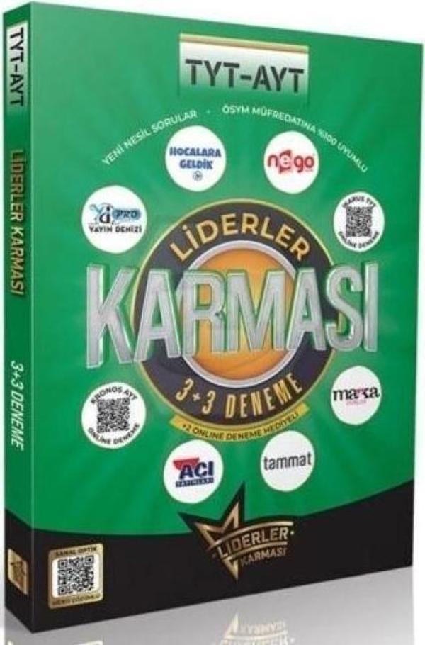 LİDERLER KARMASI TYT - AYT 3+3 DENEME SETİ - Liderler Karması - Image 1