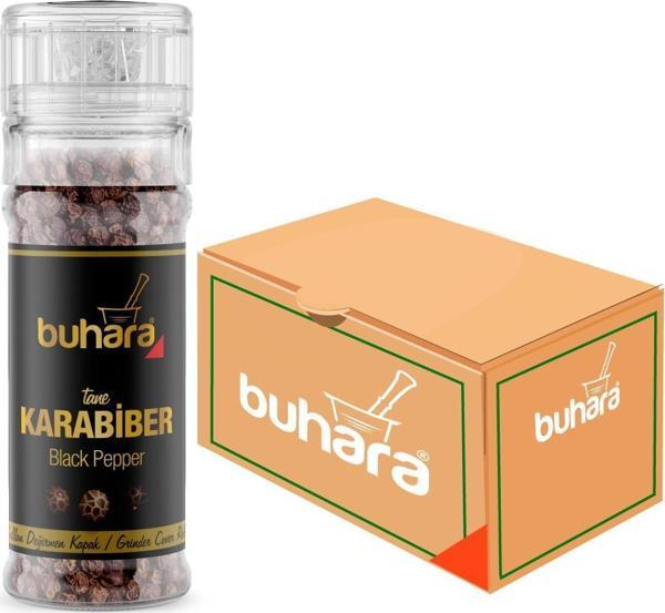BUHARA TOPTAN KARABİBER TANE CAM DEĞİRMEN   50 GR x 15 Ad. - Image 1
