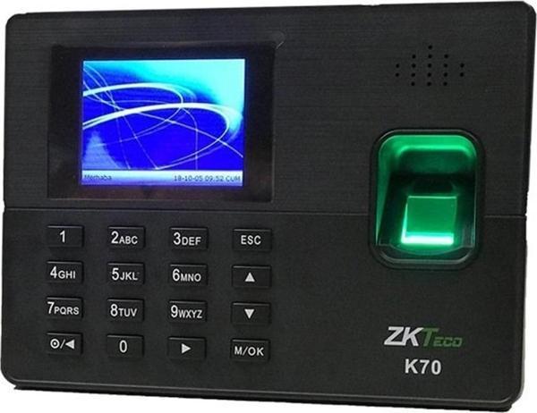 ZKTeco K70 Parmak İzi Mifare kart şifre Terminali Personel Takip Cihazı - Image 1