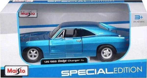 MAY 31256 1969 Dodge Charger RT 1:25 Model Araba -Necotoys - Image 1