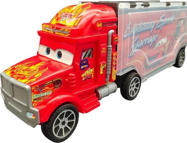 Toysan Cars 10 adet Arabalı Tırlı Garaj Seti SPR-70 - Image 1