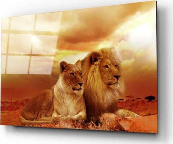 Aslan 4 Cam Tablo - Image 1