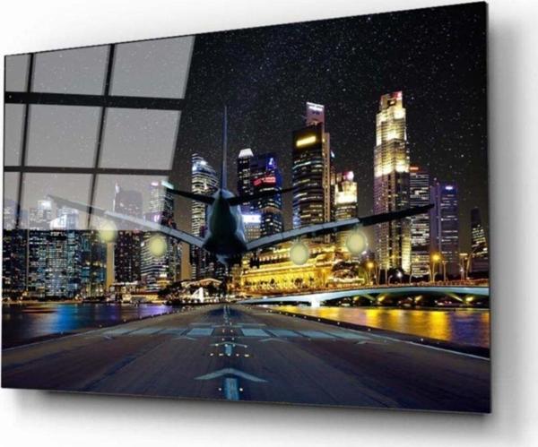 Uçak 2 Cam Tablo - Image 1