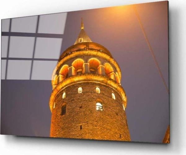 Galata Kulesi Cam Tablo - Image 1