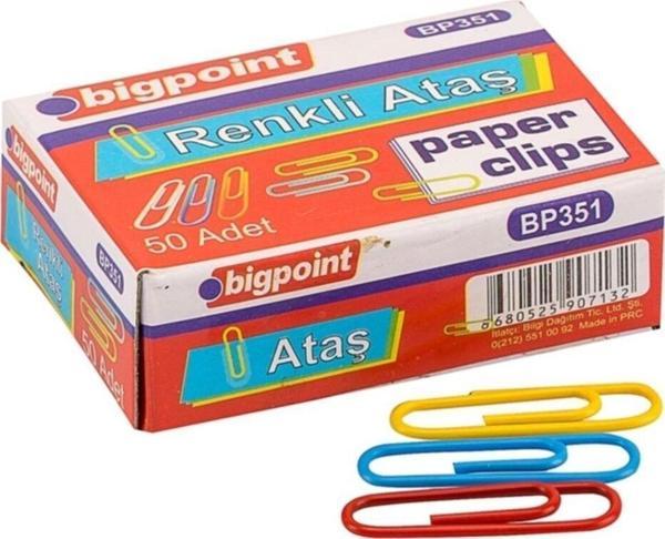 Bigpoint Renkli Ataş No:3 (28Mm) 10'Lu Kutu - Image 1