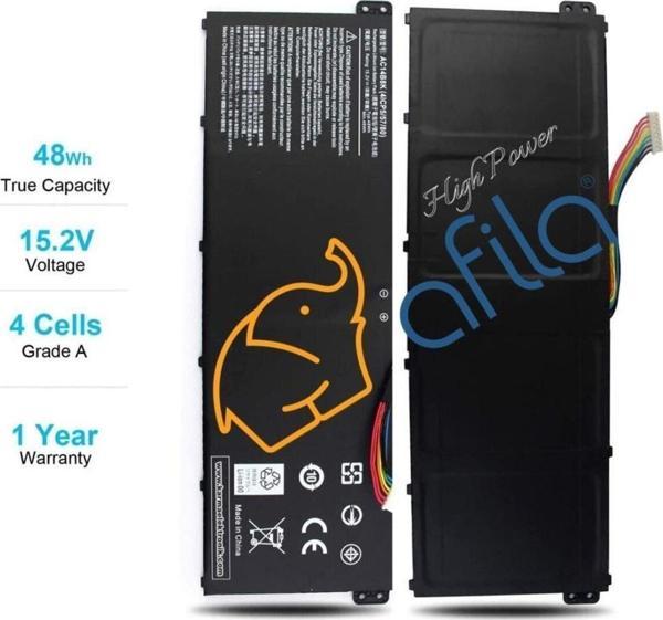 Acer ES1-511, ES1-512, ES1-520, ES1-521 Batarya Pil Ver.2 (15.2V) - Image 1
