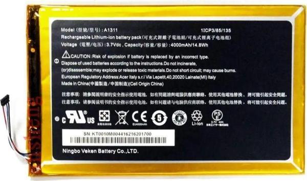 Acer Iconia tablet A1-830 (A1311) Tablet Bataryası - Pili - Image 1
