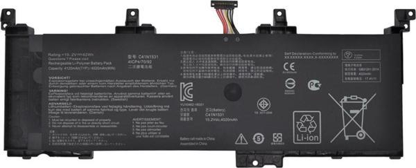 Asus ROG Strix GL502VS-FY326GL502VS-FY081T Batarya, Pil / Ver.2 - Image 1