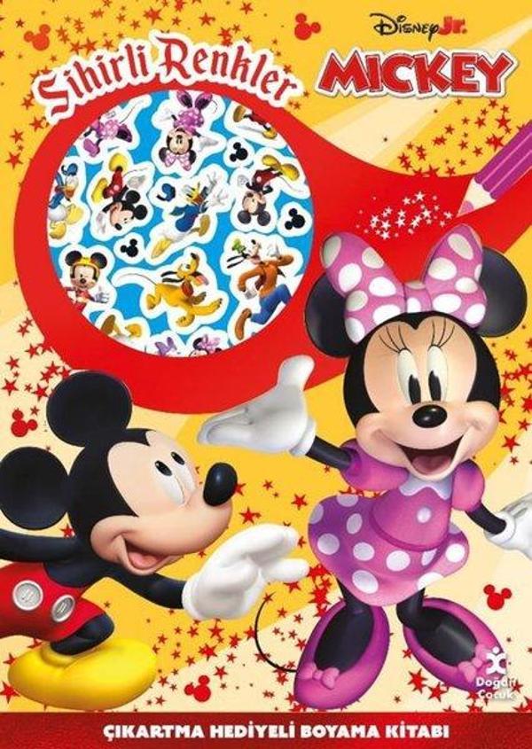 Disney Jr. Mickey - Sihirli Renkler Çıkartma Hediyeli Boyama Kitabı - Doğan Çocuk - Image 1