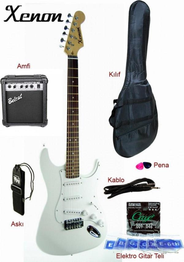 Xenon Elektro Gitar Seti Xne3Whset - Image 1