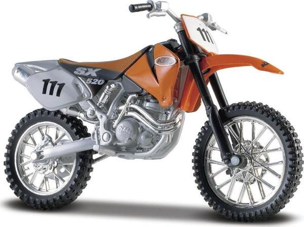 Maisto 1:18 KTM 520SX Model Motorsiklet - Image 1