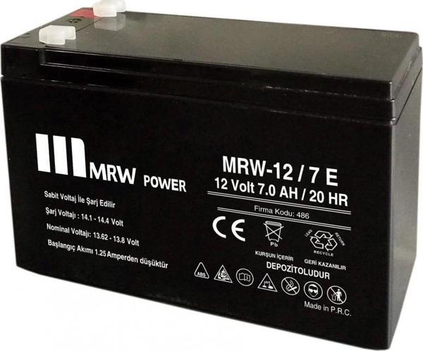 İTHAL 12V 7A 12 Volt 7 Amper Kuru Bakımsız Akü (Alarm Aküsü) - Image 1