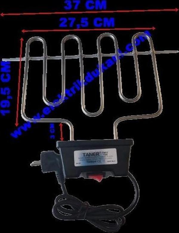 ÇETİNLER Era Izgara Rezistans 1250W 220V Kablolu Flanşlı 6,5 ? Cr-Ni - Image 1