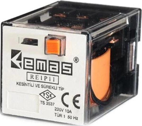 EMAS 11 PİNLİ ENDÜSTRİYEL ROLE 220V AC - Image 1