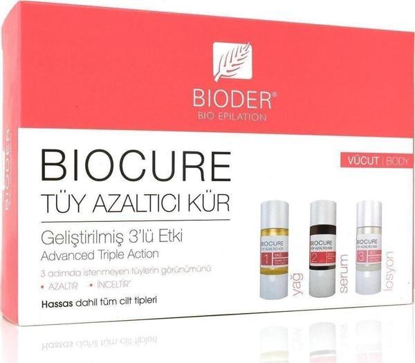 Bioder Bıocure Tüy Azaltıcı Kür Vücut Için 3X10 Ml - Image 1