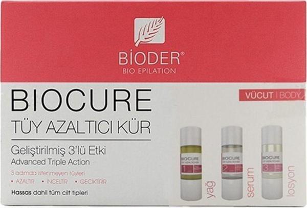 Bioder Biocure Tüy Azaltıcı Vücut Kürü 3X10 - Image 1