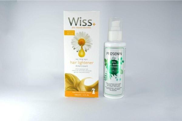Wiss Plus Papatya Özlü Saç Rengi Açıcı Sprey 150 Ml Prosenin Acil Saç Bakım Losyonu 125 Ml - Image 1