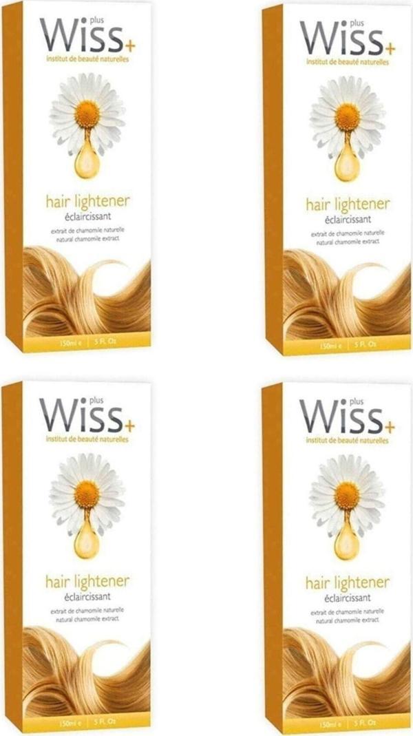 Wiss Plus Papatya Özlü Saç Rengi Açıcı Sprey 150 Ml X 4 Adet - Image 1