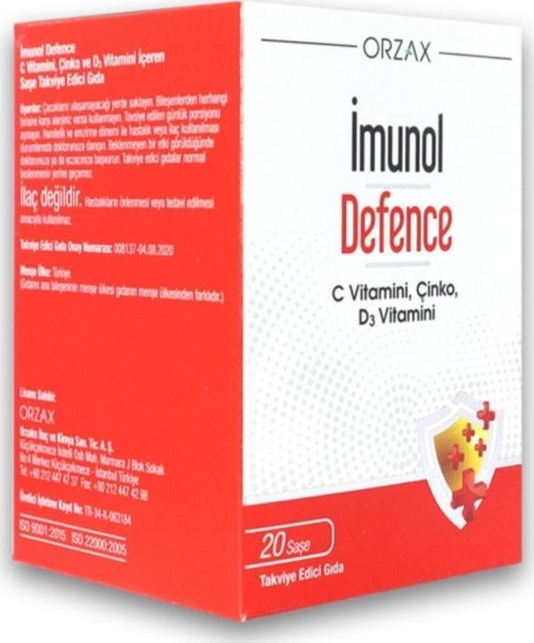 Imunol Defence 20 Saşe - Image 1
