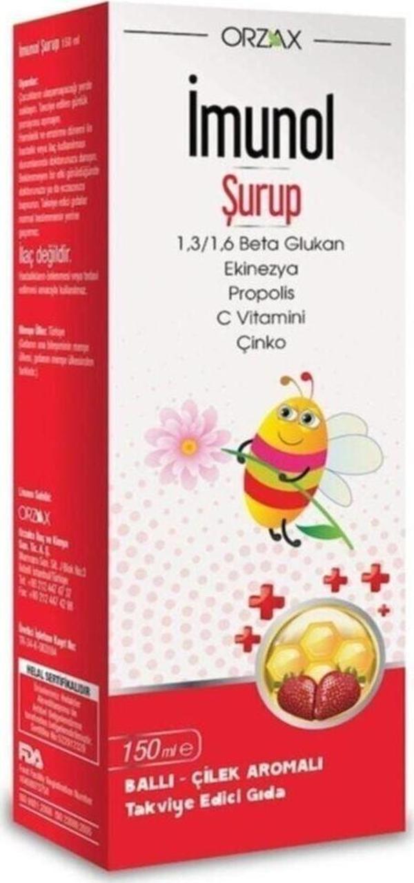 Imunol Şurup Ballı Çilek Aromalı 150 ml - Image 1