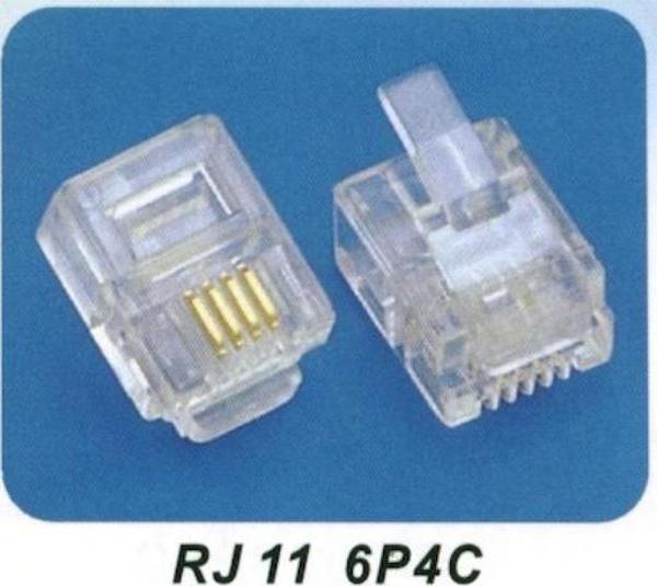 ENDER RJ11 TELEFON JAKI PLUG 6P 4C - Image 1