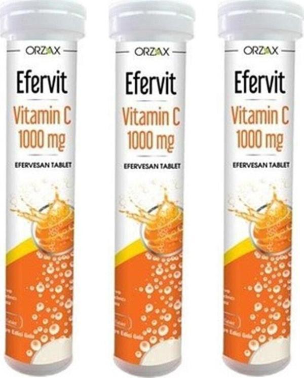 Ocean Efervit Vitamin C 1000Mg 20 Efervesan Tablet 3 Adet - Image 1