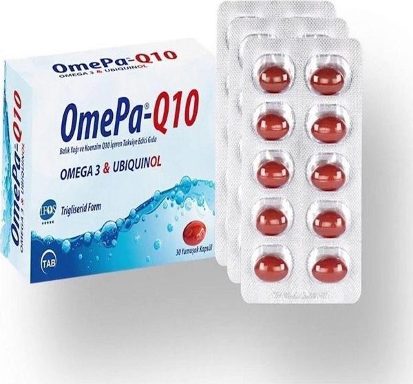 Omepa -Q 10 Balık Yağı Ve Koenzim Q10 (Ubiquinol) Içeren Takviye Edici Gıda - Image 1