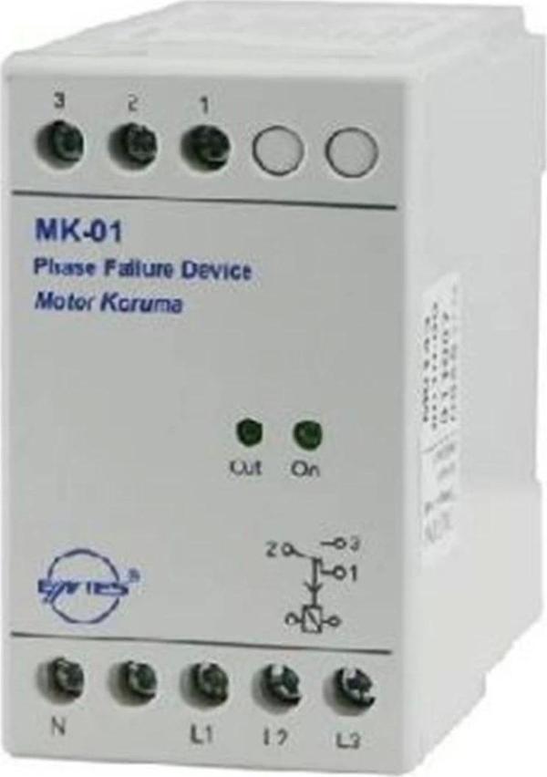 ENTES MK-01 MOTOR KORUMA RÖLESİ %20 SABİT DEĞERLİ - Image 1