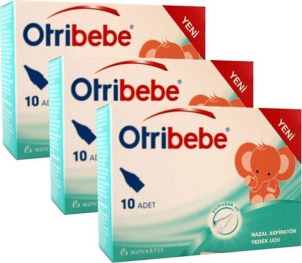 Otribebe Nazal Aspiratör Yedek Uç 10'Lu 3 Kutu - Image 1