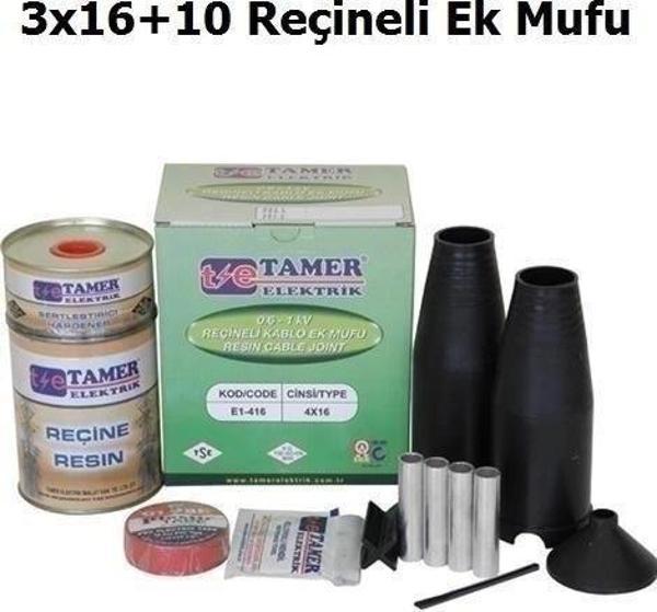 TAMER 3X16+10 KABLO İÇİN REÇİNELİ EK MUF - Image 1