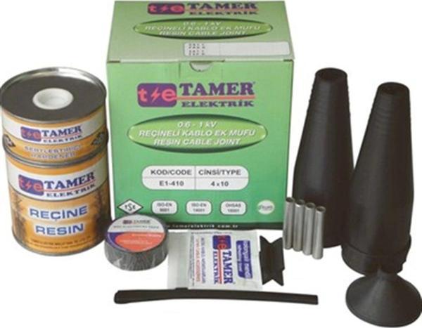 TAMER 3X25+16 KABLO İÇİN REÇİNELİ EK MUF - Image 1