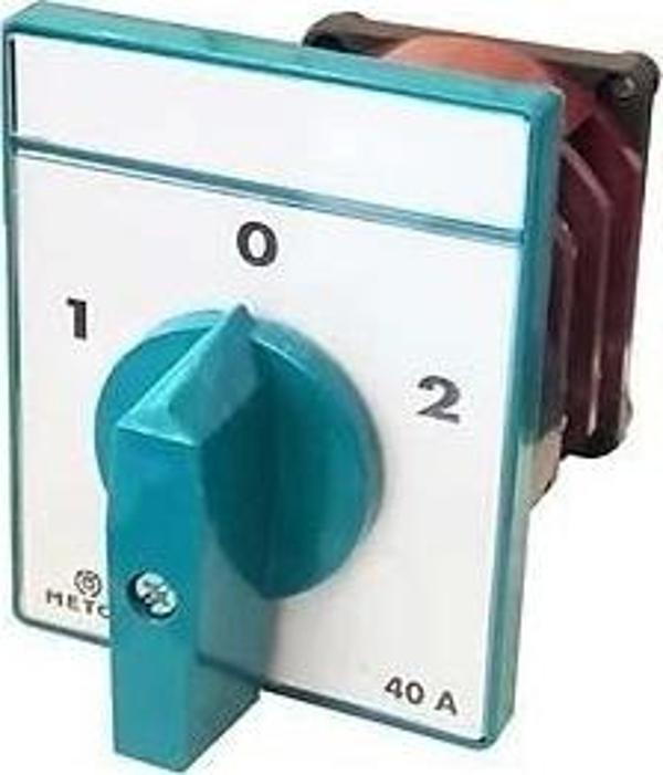 METOP 3X40A ÜÇ FAZLI KUTUP DEĞİŞTİRİCİ JENERATÖR ŞALTER(1-0-2) - Image 1