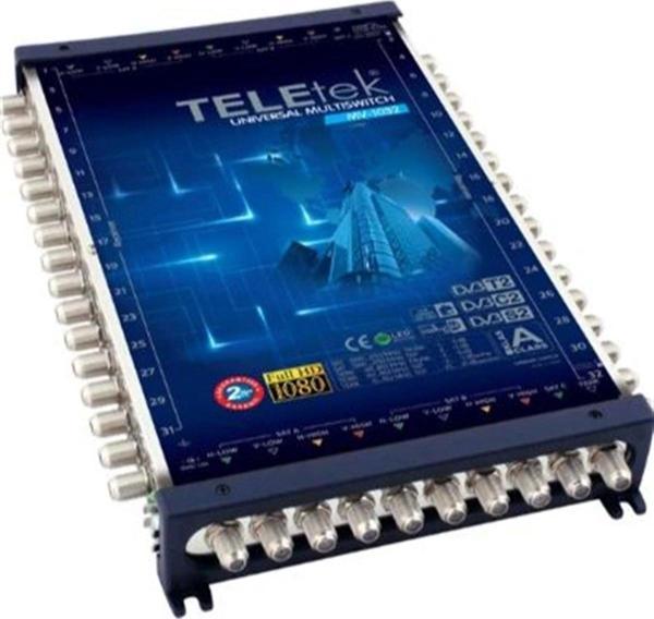 TELETEK 32 Çıkışlı Üniversal Multi Switch Hybrid Uydu Santrali Sonlu & Kaskatlı Kullanılabilir - Image 1