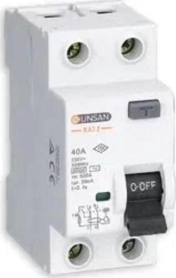 GÜNSAN VALTA 1X63A 300 mA YANGIN KORUMA ROLESİ - Image 1