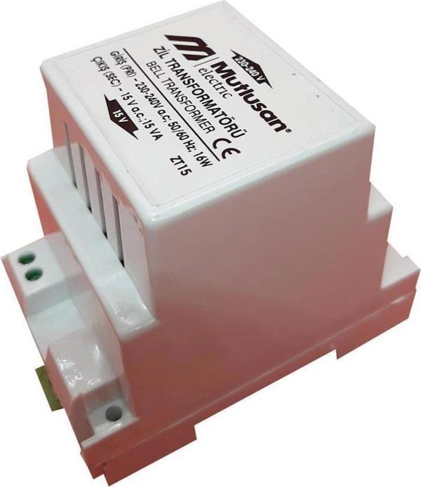 MUTLUSAN ZİL TRAFOSU 15V 15W 12V 15W - Image 1