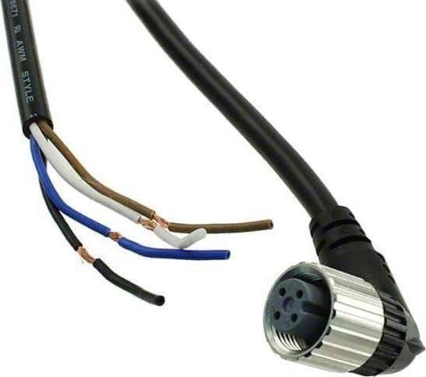 OMRON M12 4PİN KONNEKTÖRLÜ KABLO 5M DİŞİ 90 DERECE - Image 1