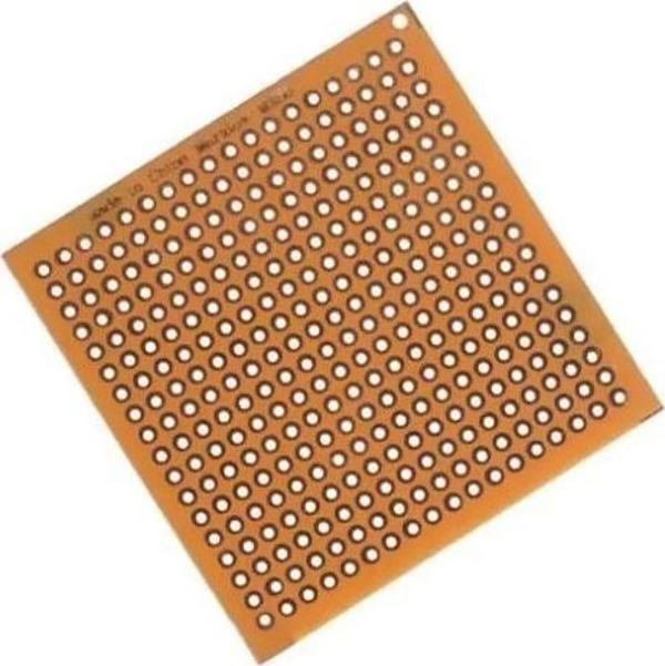 50x50mm Delikli Bakır Plaket Tek Taraflı Devre Kartı 5x5 - Image 1