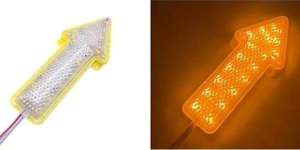 ÇAKAR 12V ANİMASYONLU OK İŞARETLİ LED MODÜL SARI - Image 1