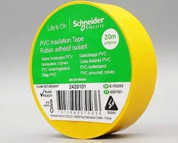 SCHNEİDER İZOLE BANT SARI 19MM 20M - Image 1