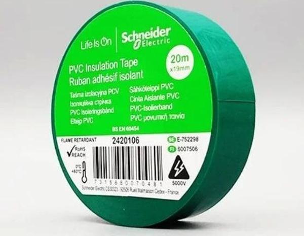 SCHNEİDER İZOLE BANT YEŞİL 19MM 20M - Image 1