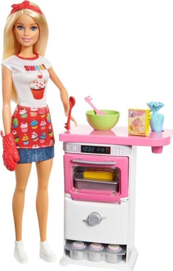 Barbie Pasta Şefi Bebek Ve Fırın Oyun Seti Fhp57 - Image 1