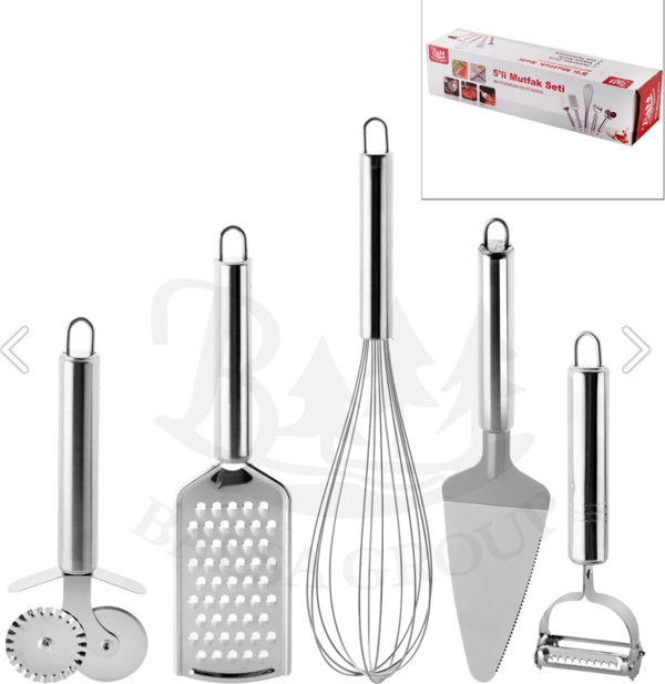Balsa 5 parça Paslanmaz Çelik Servis Seti - Image 1