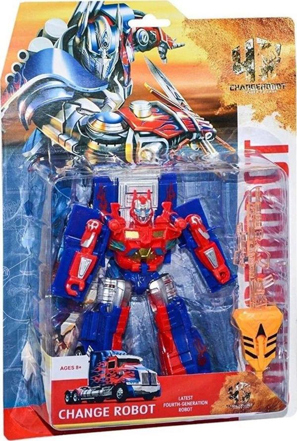 Milky Ada Toys Change Robot Değişen Robot Transformers Araba Sarı 15 Cm - Image 1