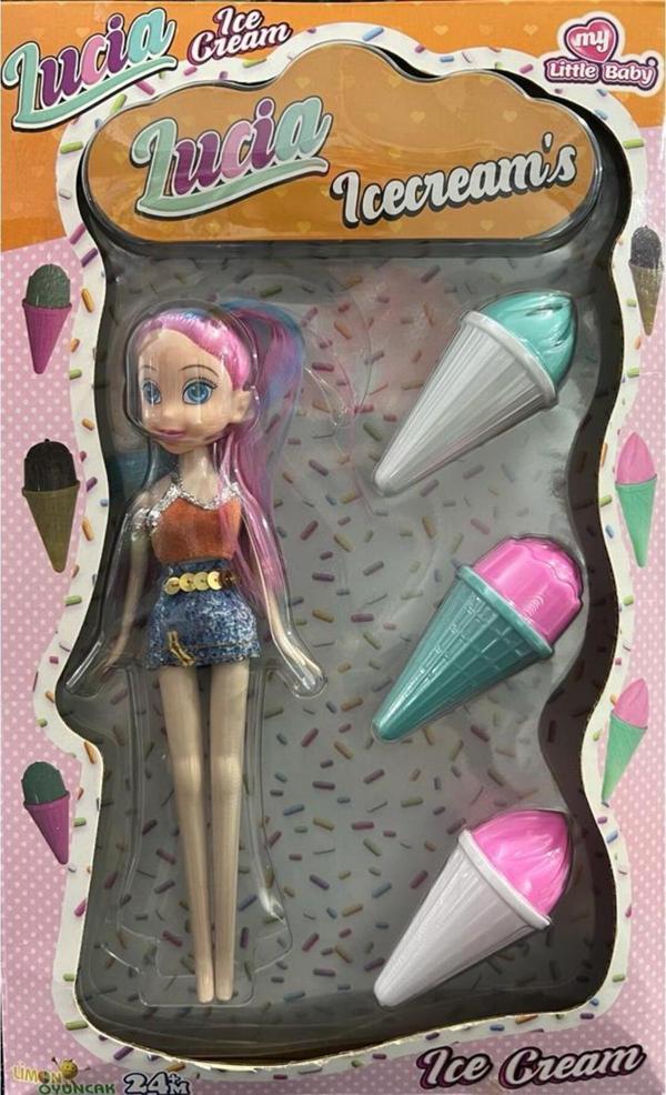 Milky Ada Toys Lucıa Ice Creams Çocuk Eğlenceli Lucıa Bebek Ve Dondurmaları Seti - Image 1
